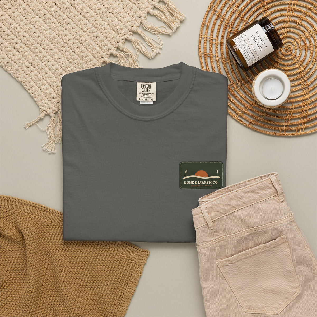 Dune & Marsh Co. Patch Logo Tee