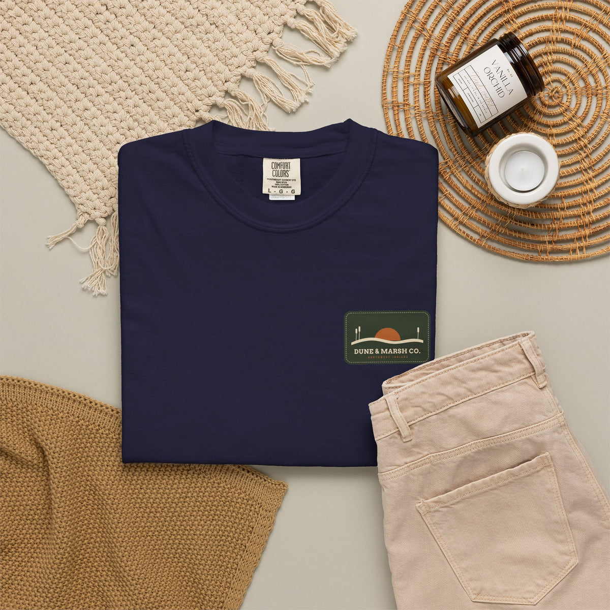 Dune & Marsh Co. Patch Logo Tee